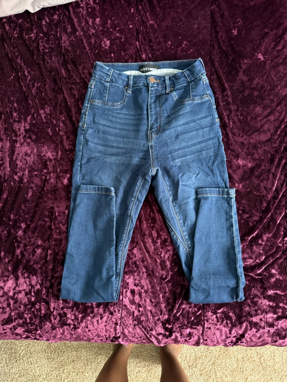 High Rise Skinny Jeans (Size 9)